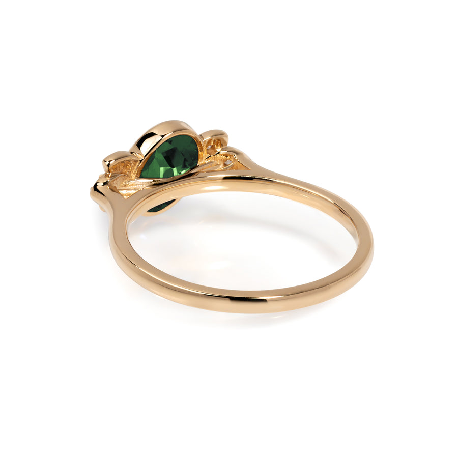 Pastel Green Tourmaline Ring