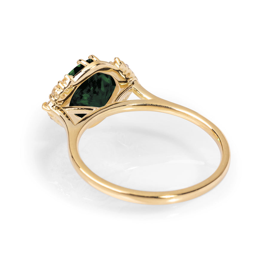 Witty Green Tourmaline Ring