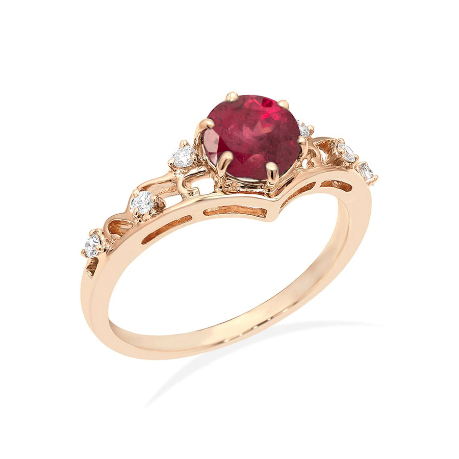 Diadem Ruby Ring