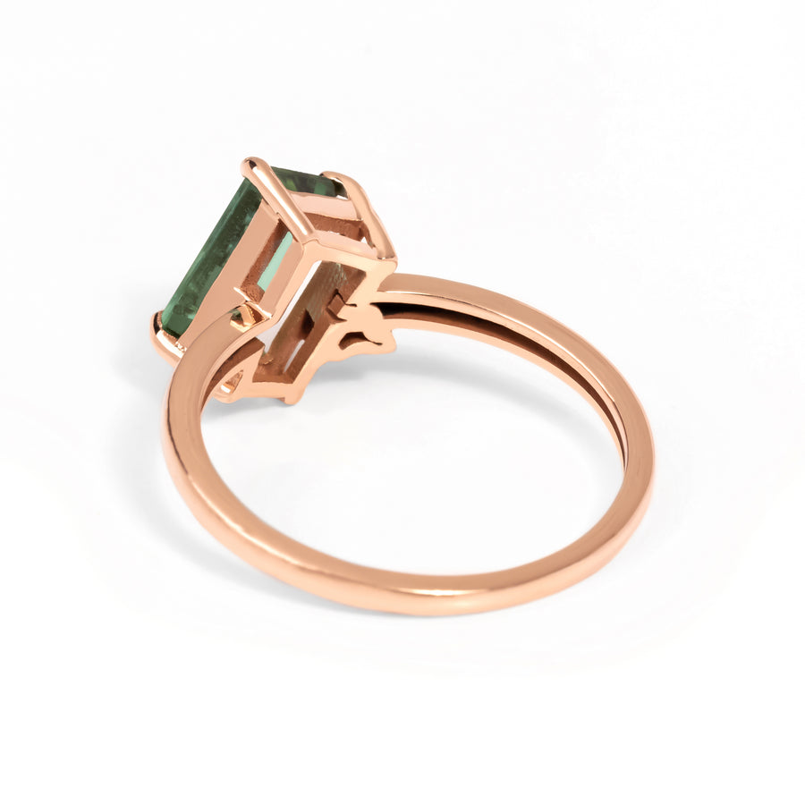 Fetor Green Tourmaline Ring