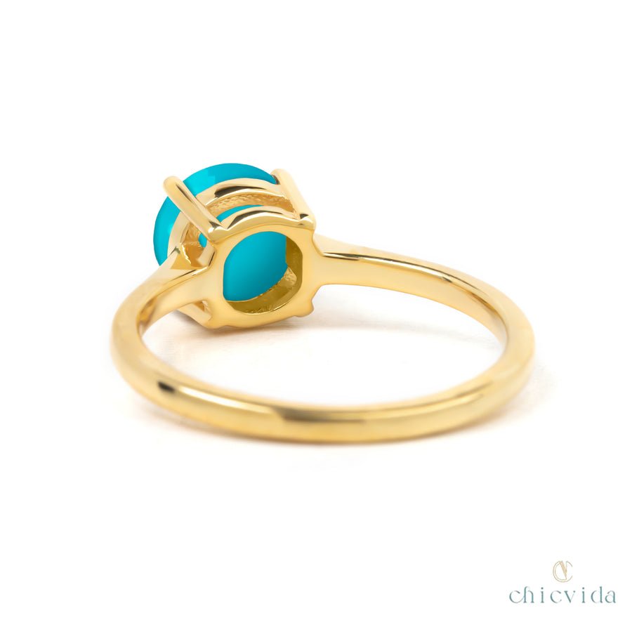 Blushing Turquoise Ring