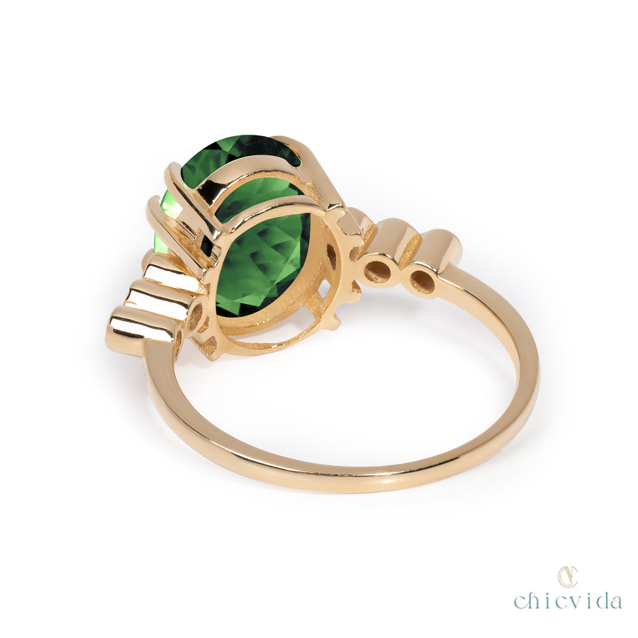 Layla Green Tourmaline Ring