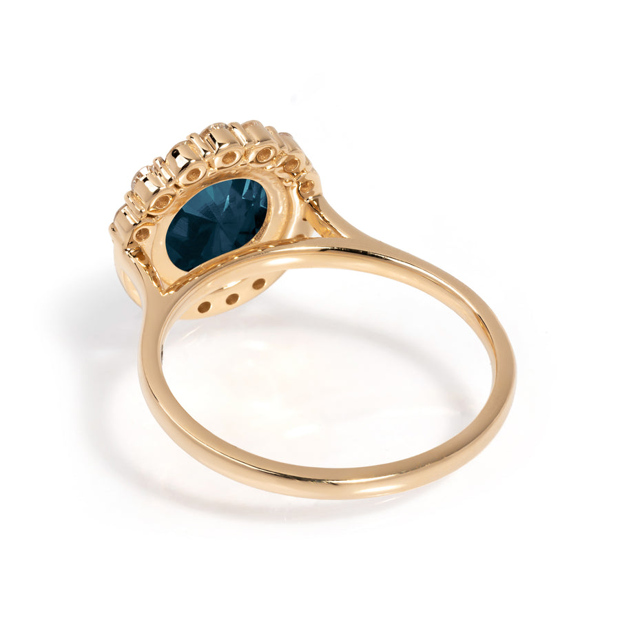 Aureola London Blue Topaz Ring