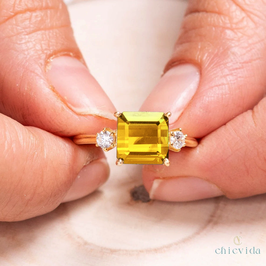 Natural Citrine Ring