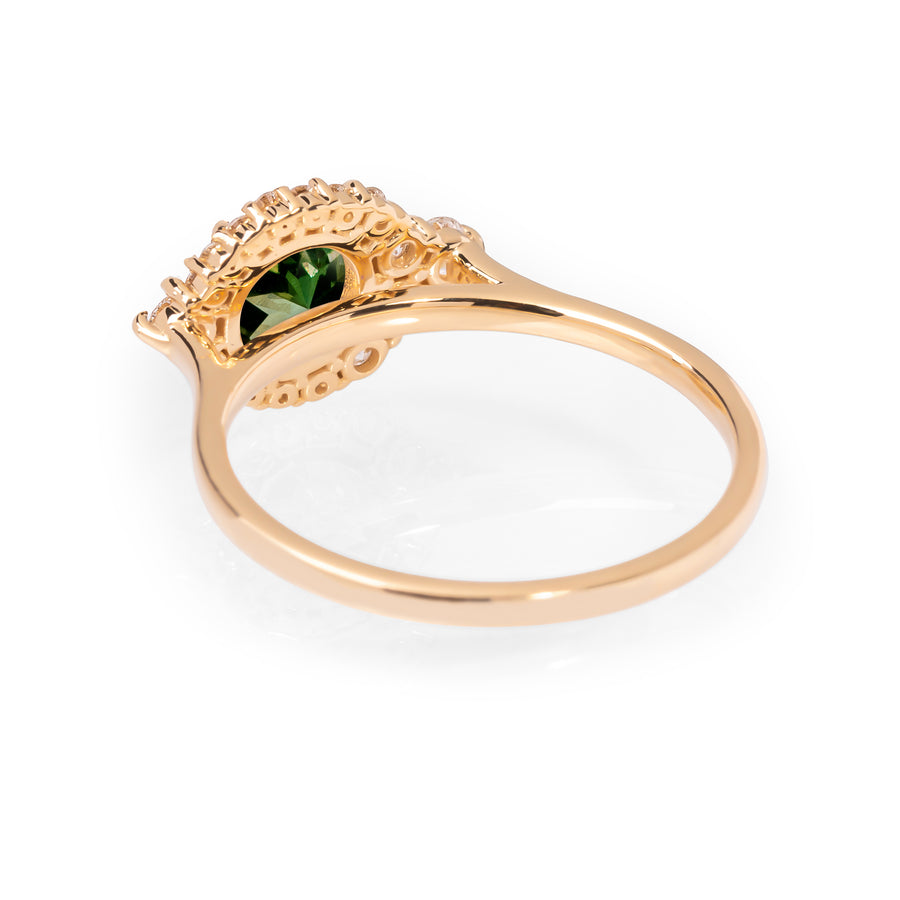 Wander Green Tourmaline Ring