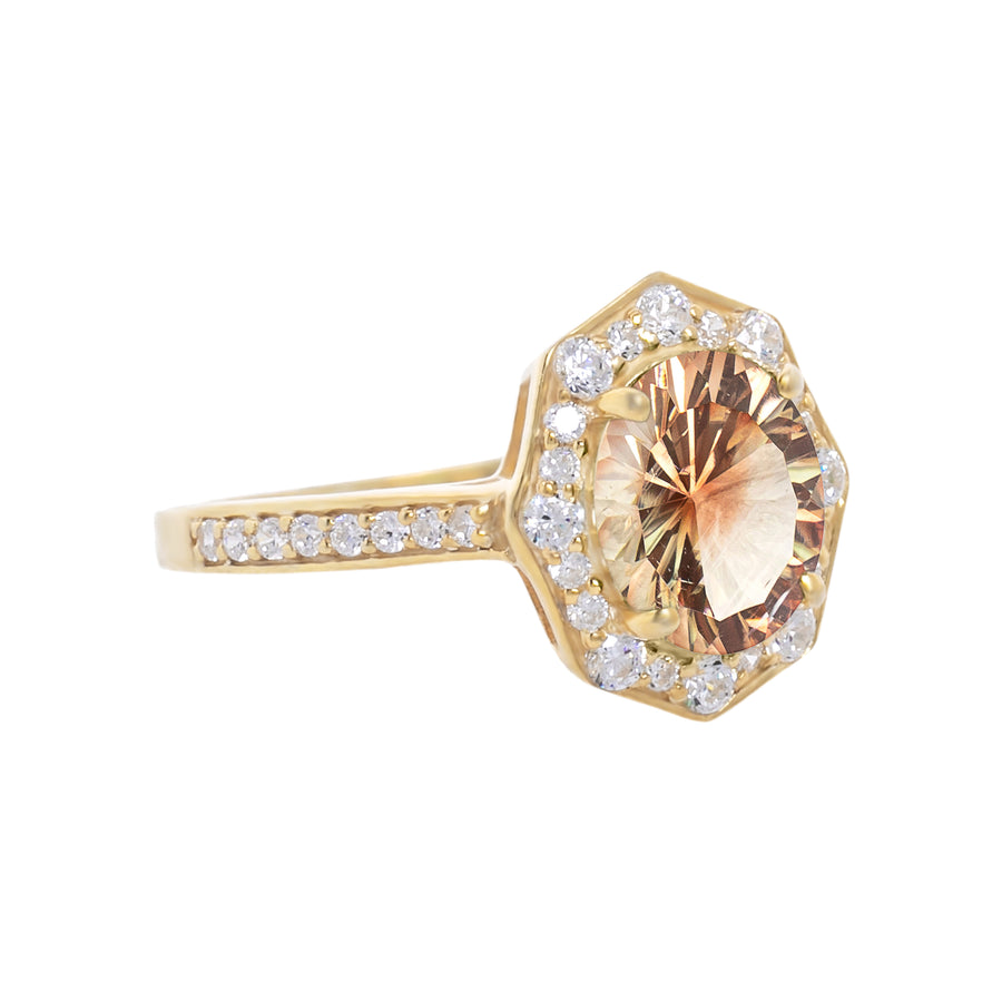 Classic Oval Sunstone Ring