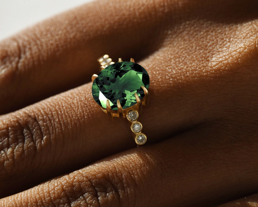 Layla Green Tourmaline Ring