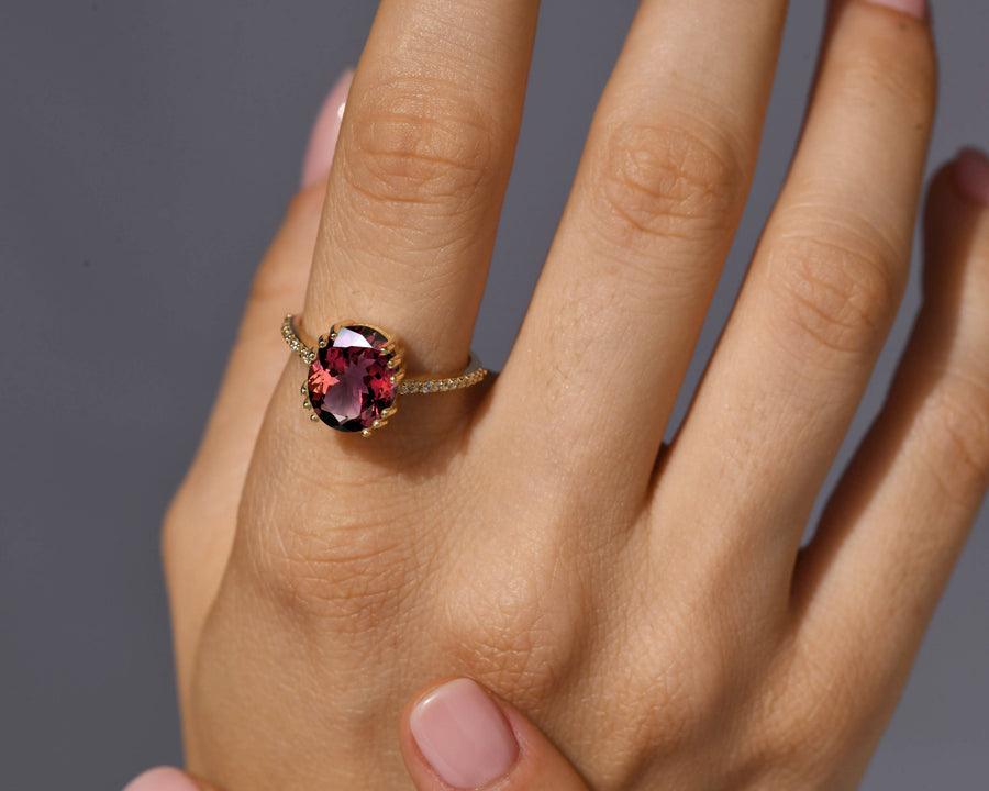 Eva Pink Tourmaline Ring