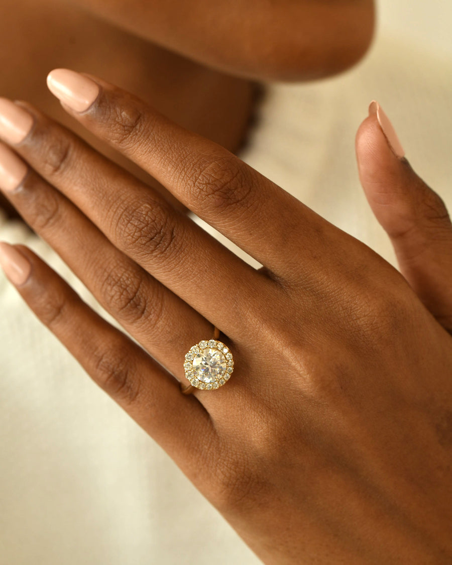 Aureola Lab Diamond Ring