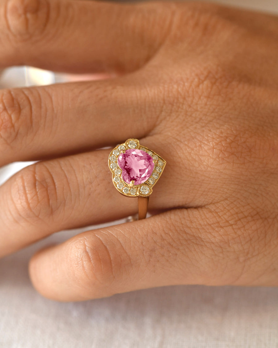 Winsome Pink Tourmaline Ring