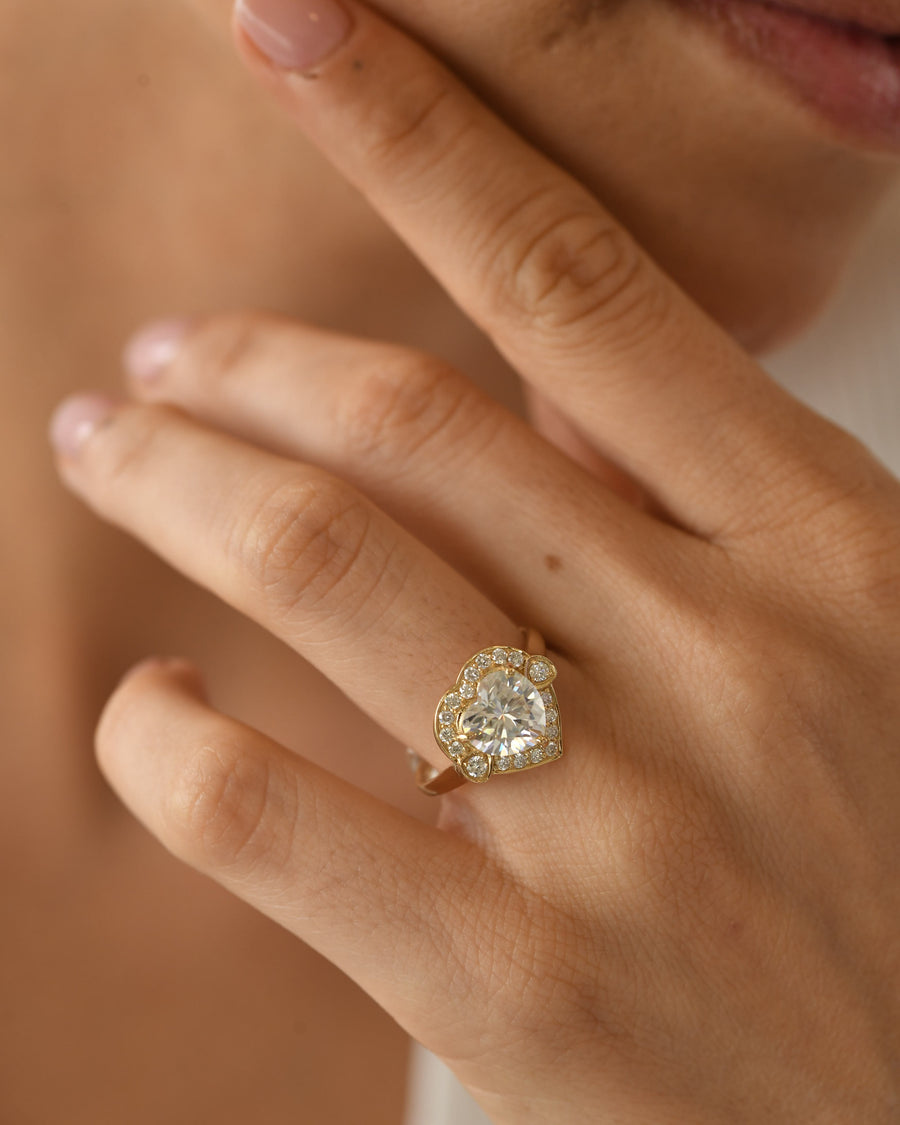 Winsome Moissanite Ring