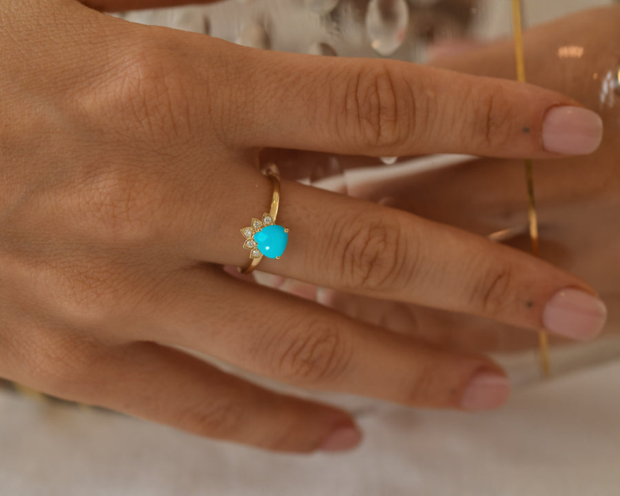 Blush Turquoise Ring