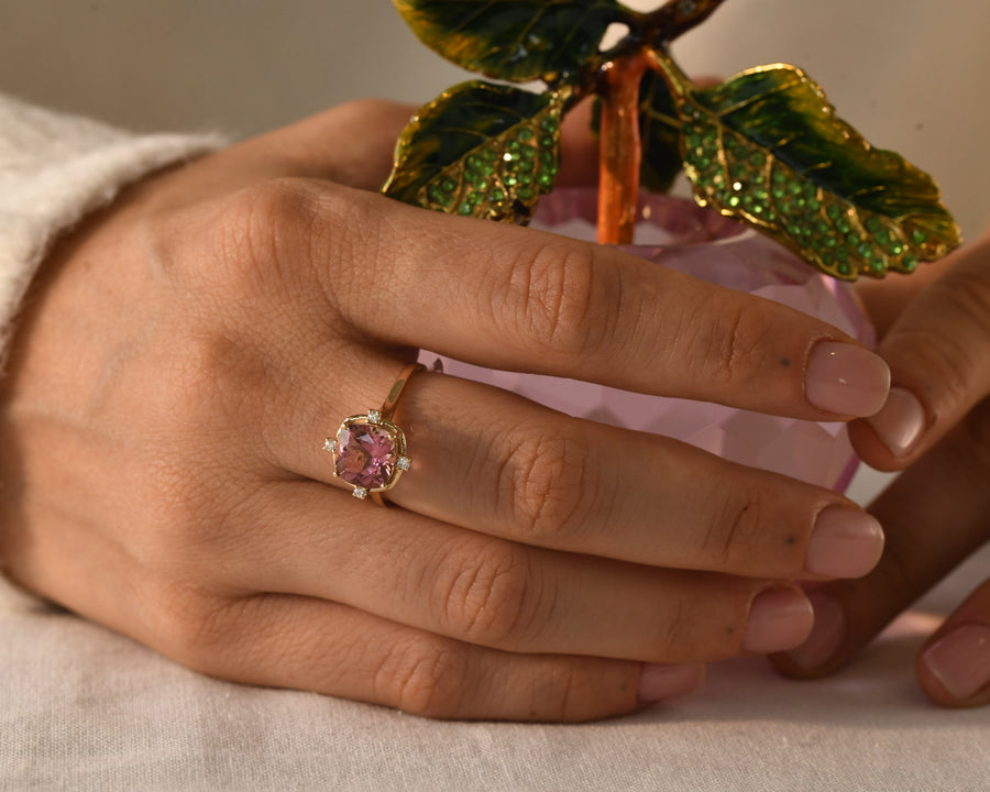 Passe Pink Tourmaline Ring