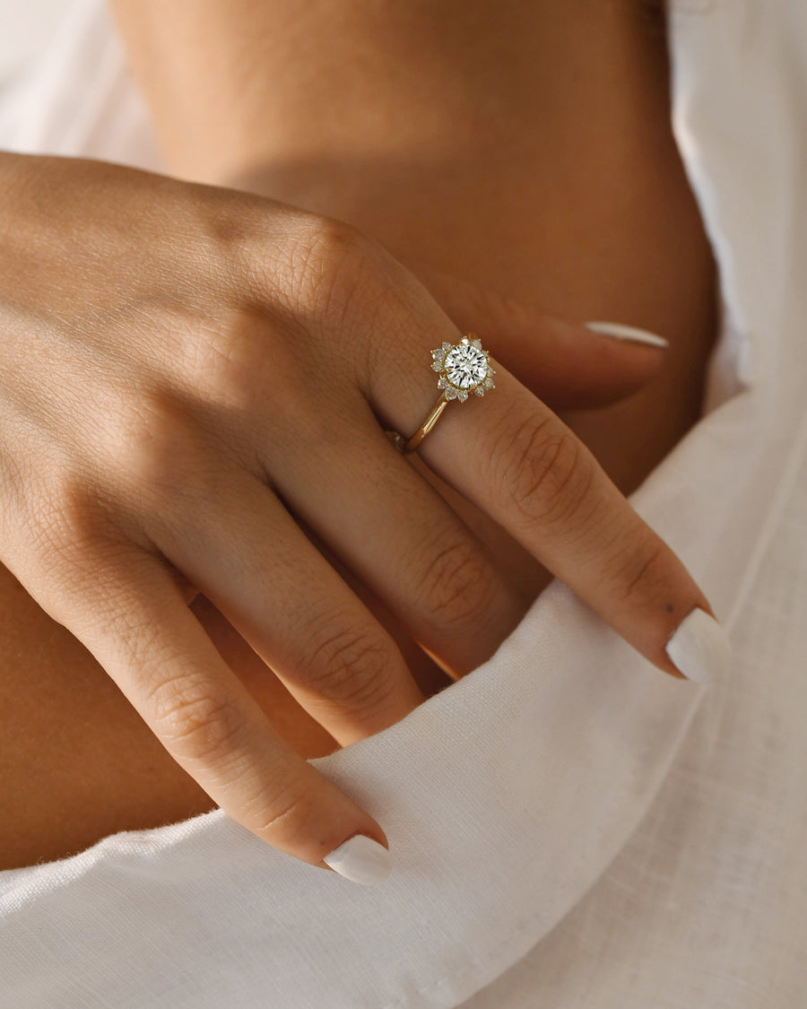 Daisy Lab Diamond Ring