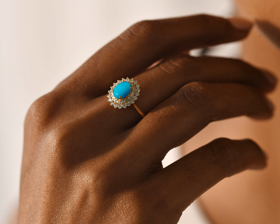 Turquoise Engagement Ring