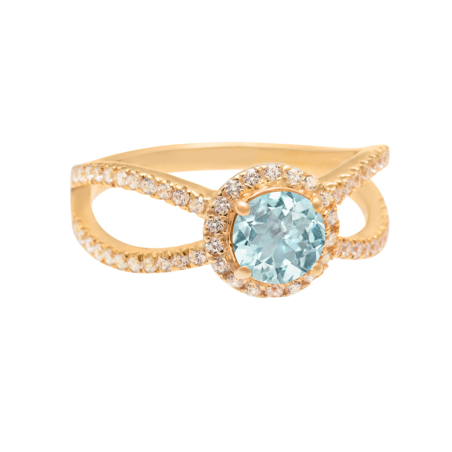Adorn Aquamarine Ring