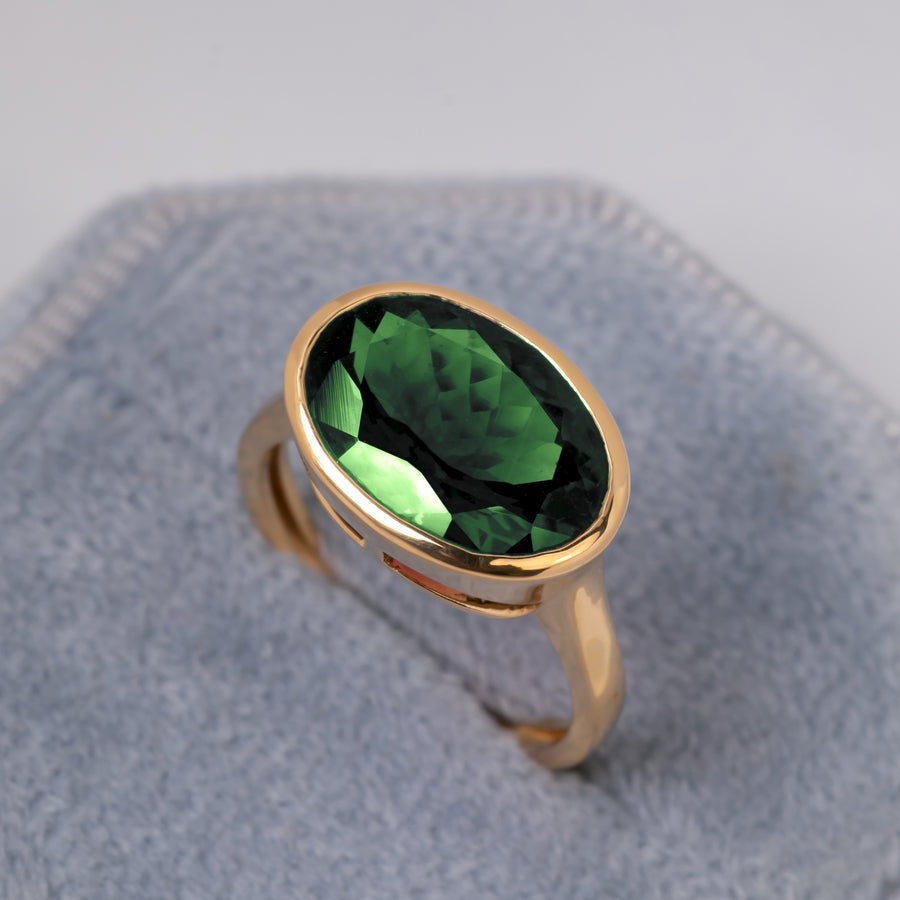 Gala Green Tourmaline Ring