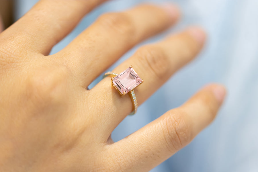 Morganite Engagement Ring