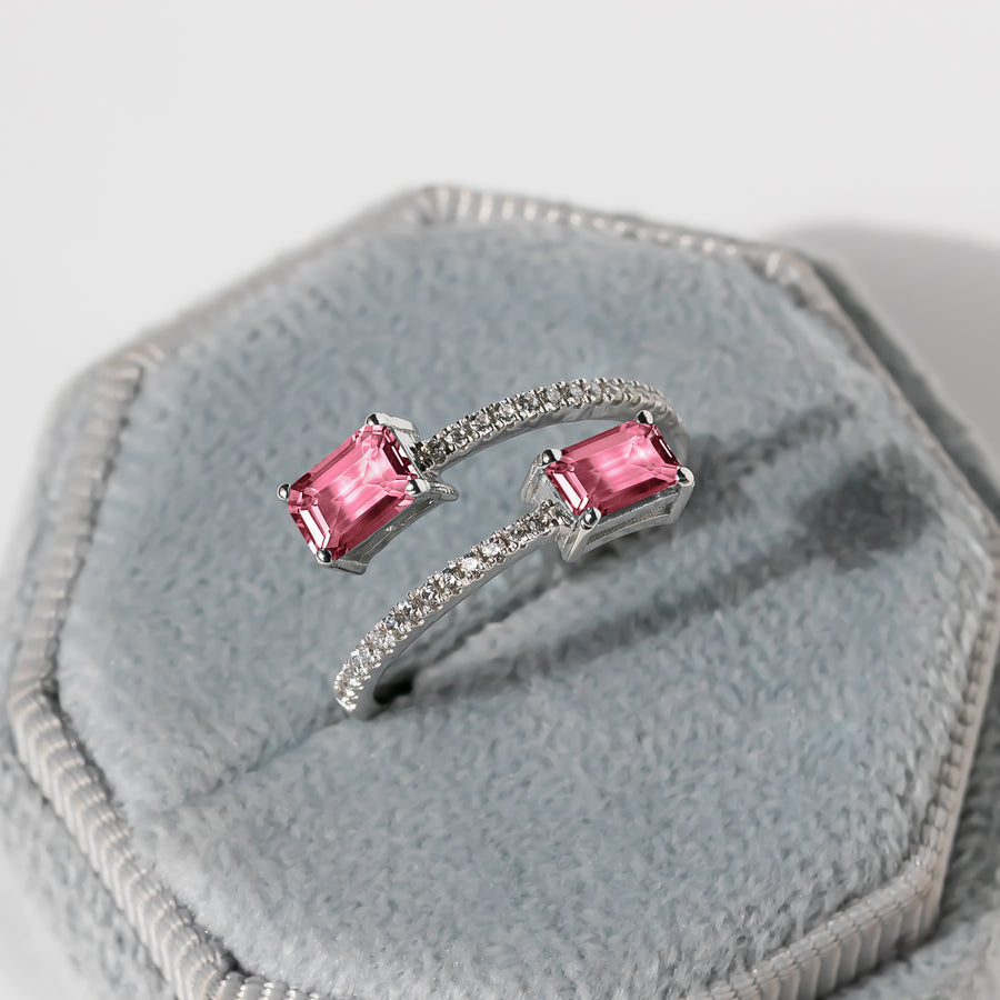 Pink Tourmaline Vintage Ring