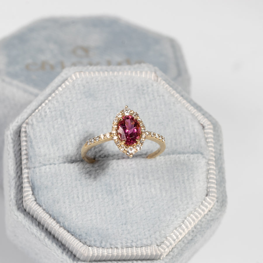 Pink Tourmaline Handmade Ring Jewelry