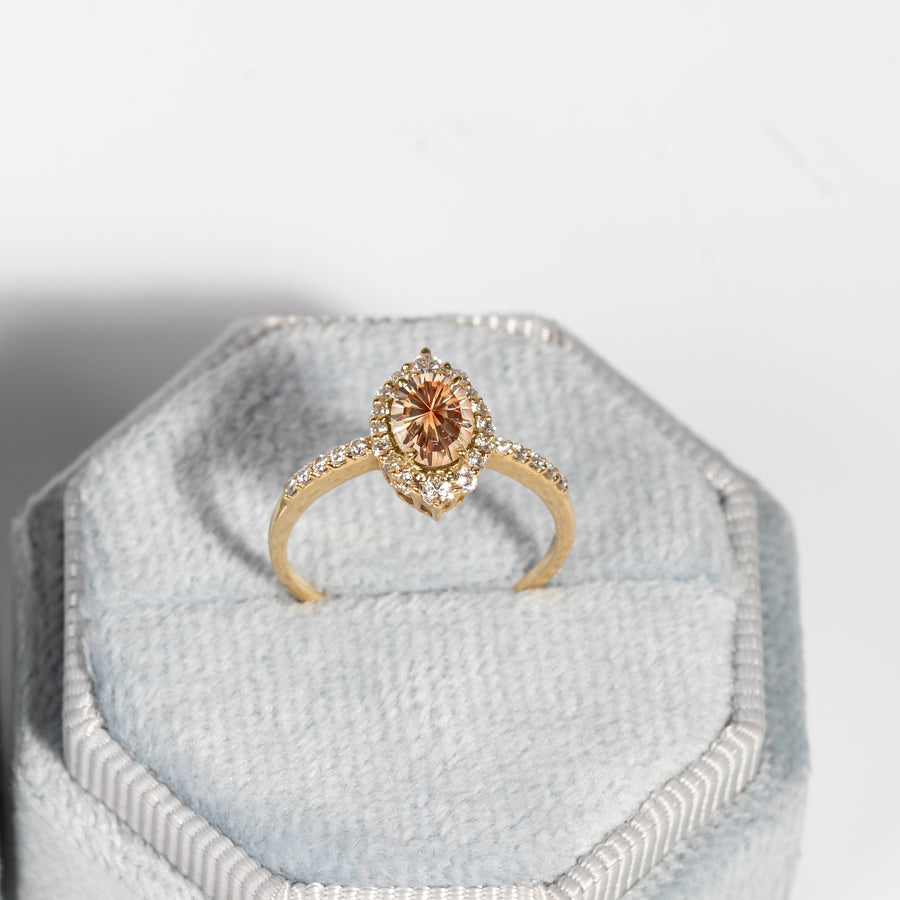 Sunstone Wedding Ring For Women