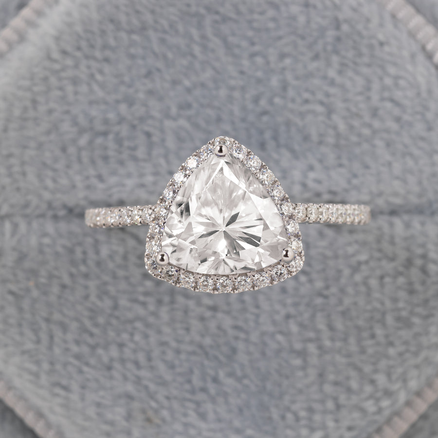 Moissanite Gold Ring