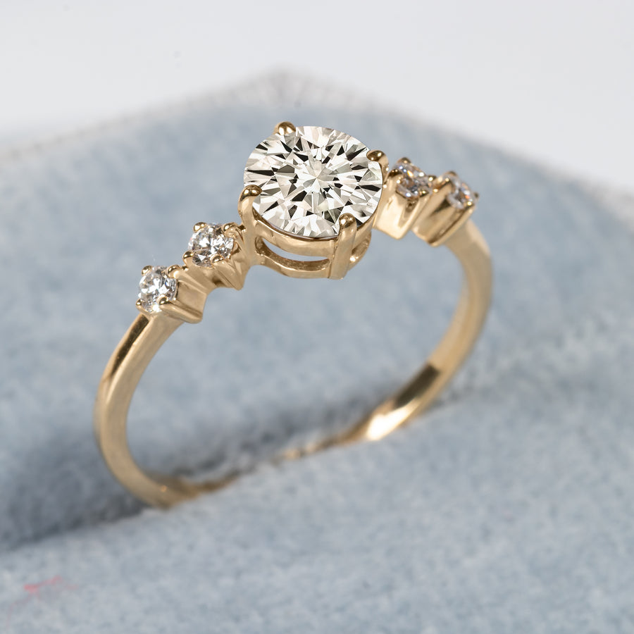 Moissanite Wedding Ring