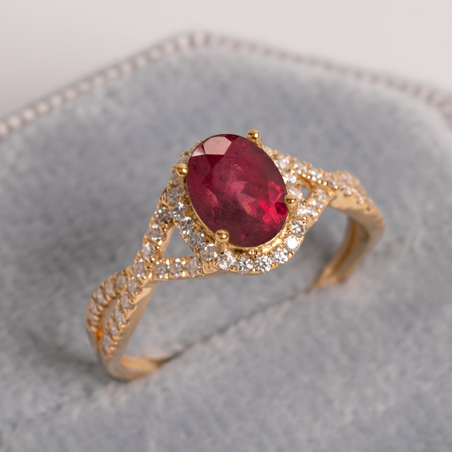 Knot Ruby Ring
