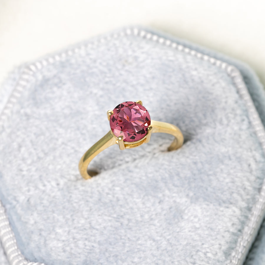 Blushing Pink Tourmaline Ring