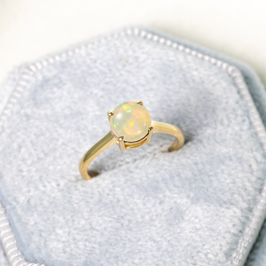 Blushing Opal Ring