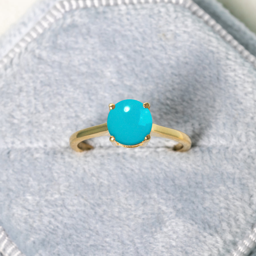 Blushing Turquoise Ring