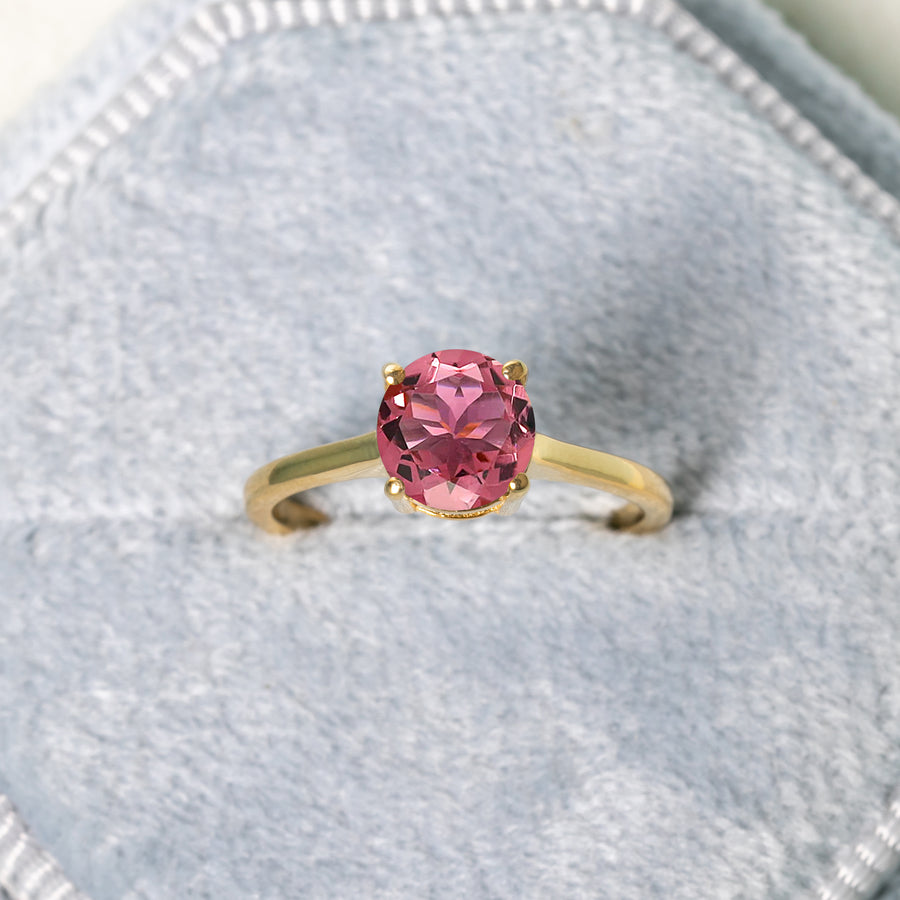 Blushing Pink Tourmaline Ring