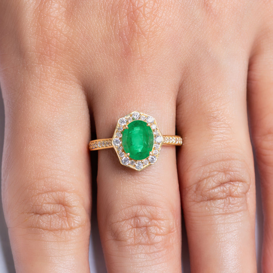 Emerald Green Ring