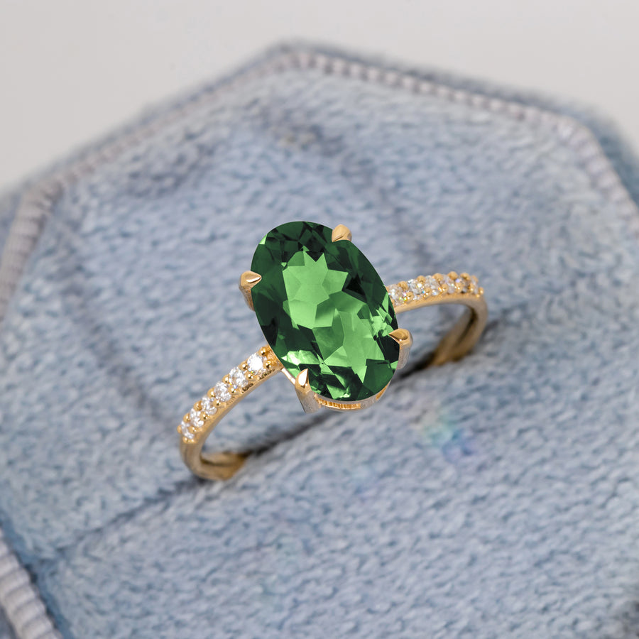 Ageless Green Tourmaline Ring