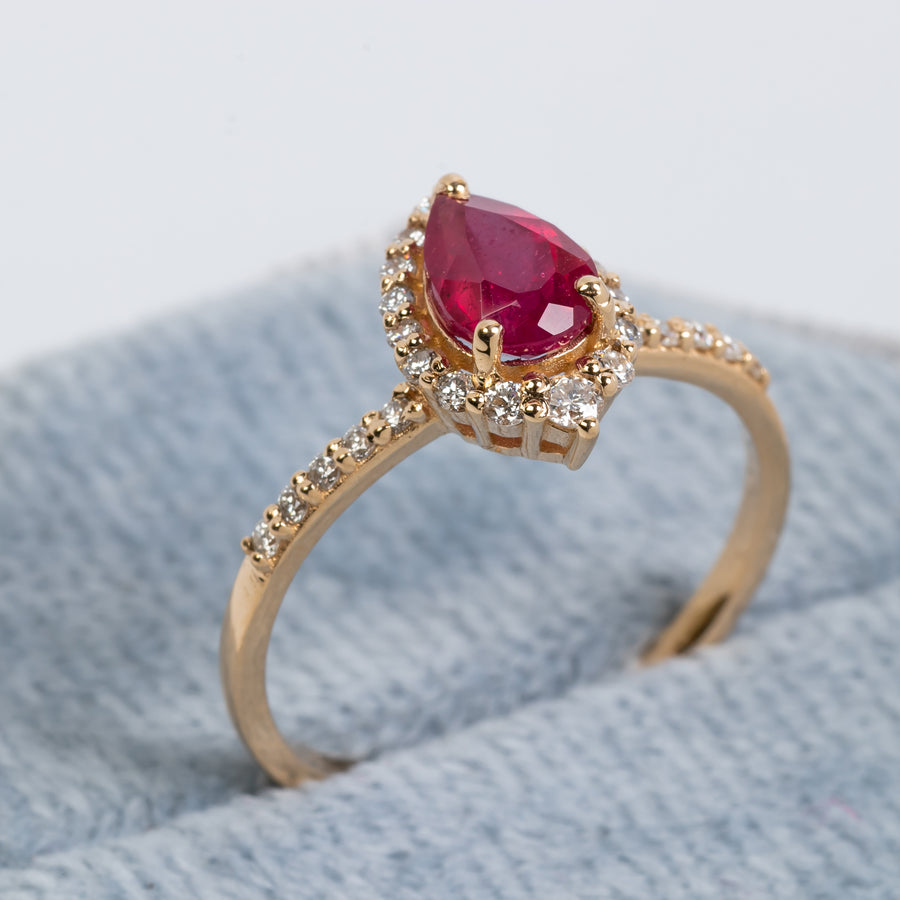 Ruby Diamond Eternity Ring