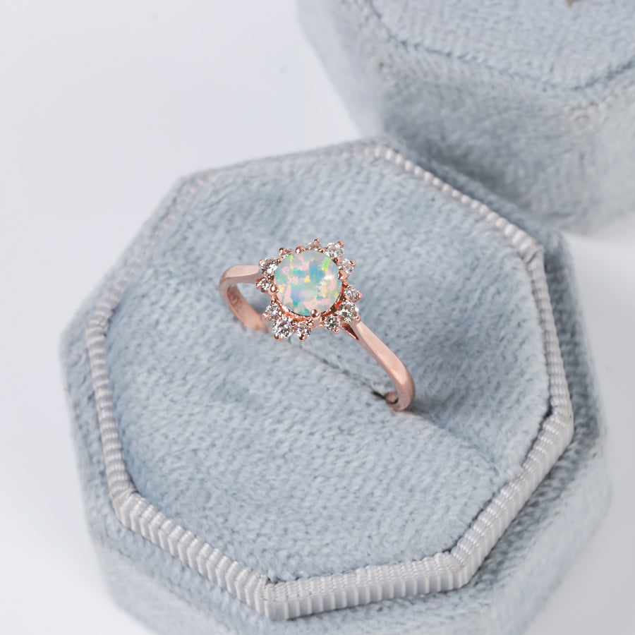 Daisy Opal Ring