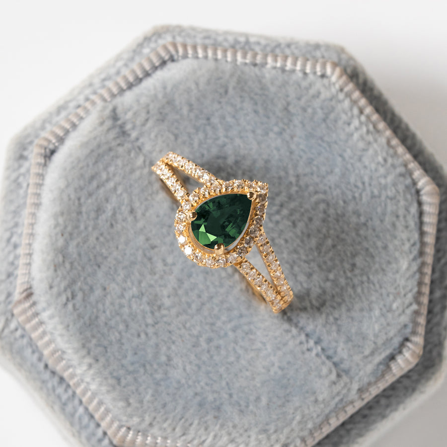 Pixie Green Tourmaline Ring