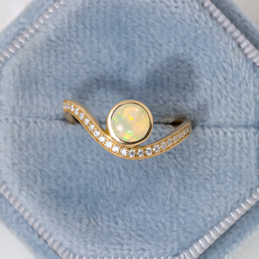 Plump Opal Ring
