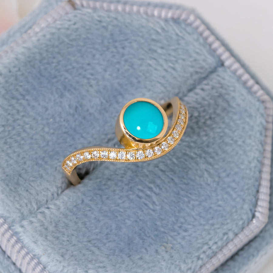 Plump Turquoise Ring