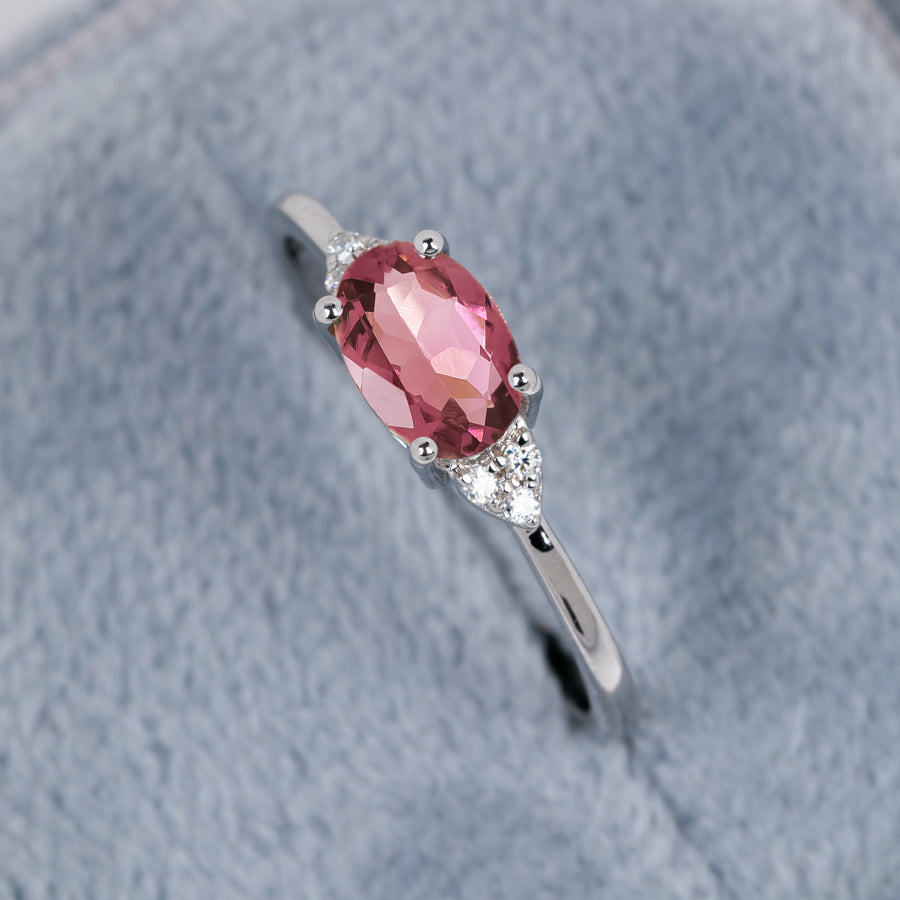 Soppy Pink Tourmaline Ring