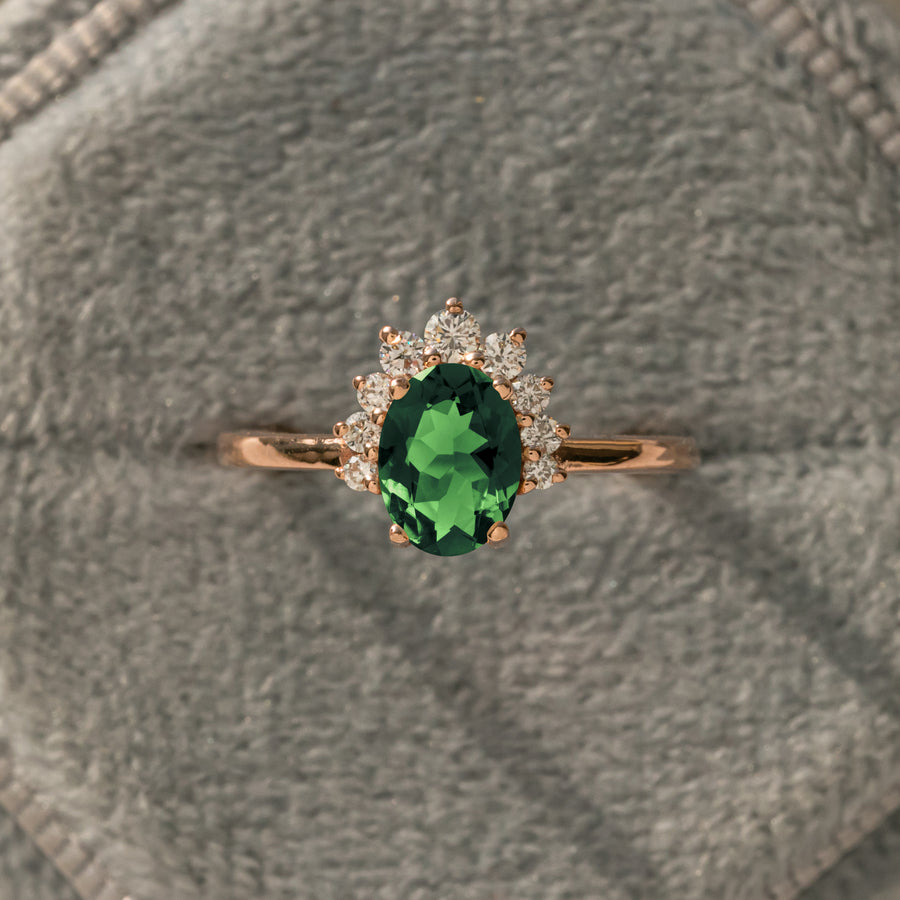 Charmer Green Tourmaline Ring
