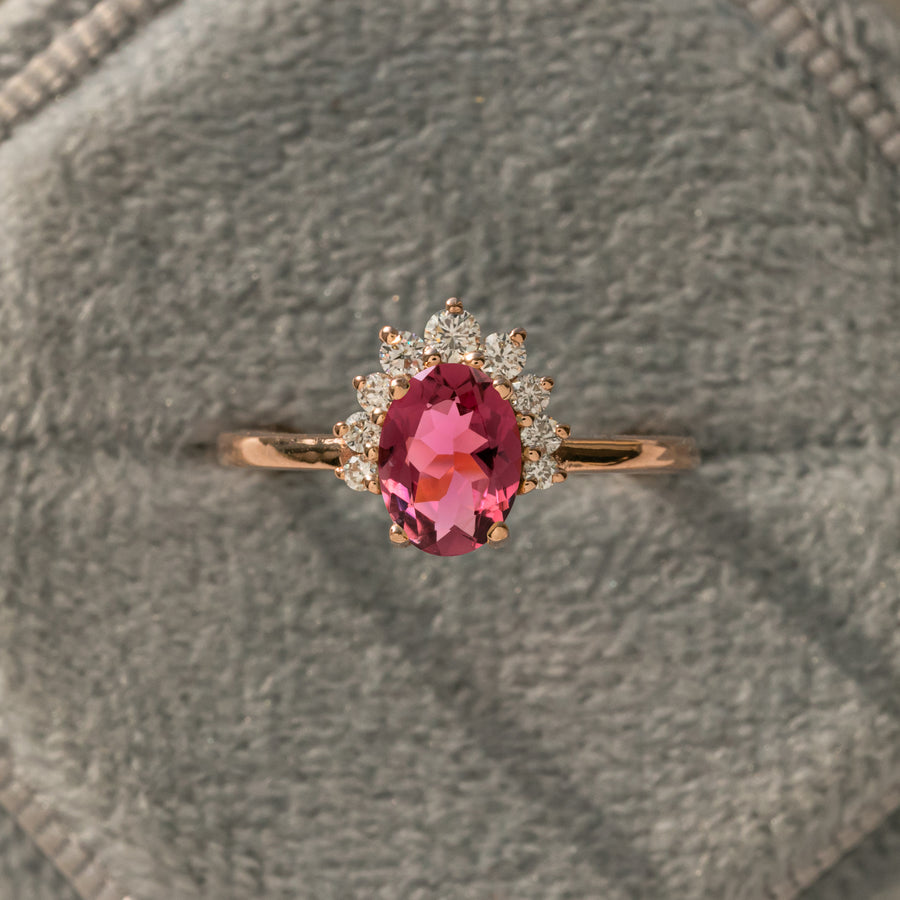 Charmer Pink Tourmaline Ring