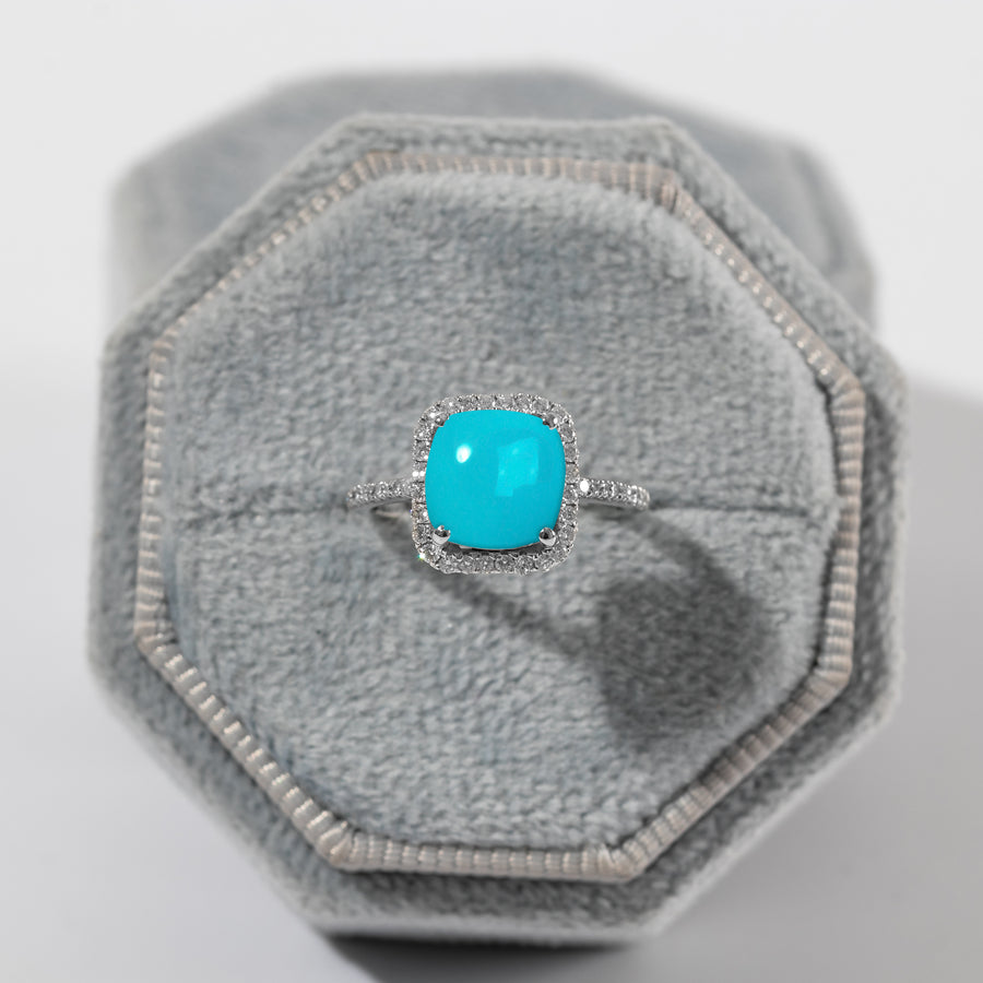 Turquoise Engagement Ring