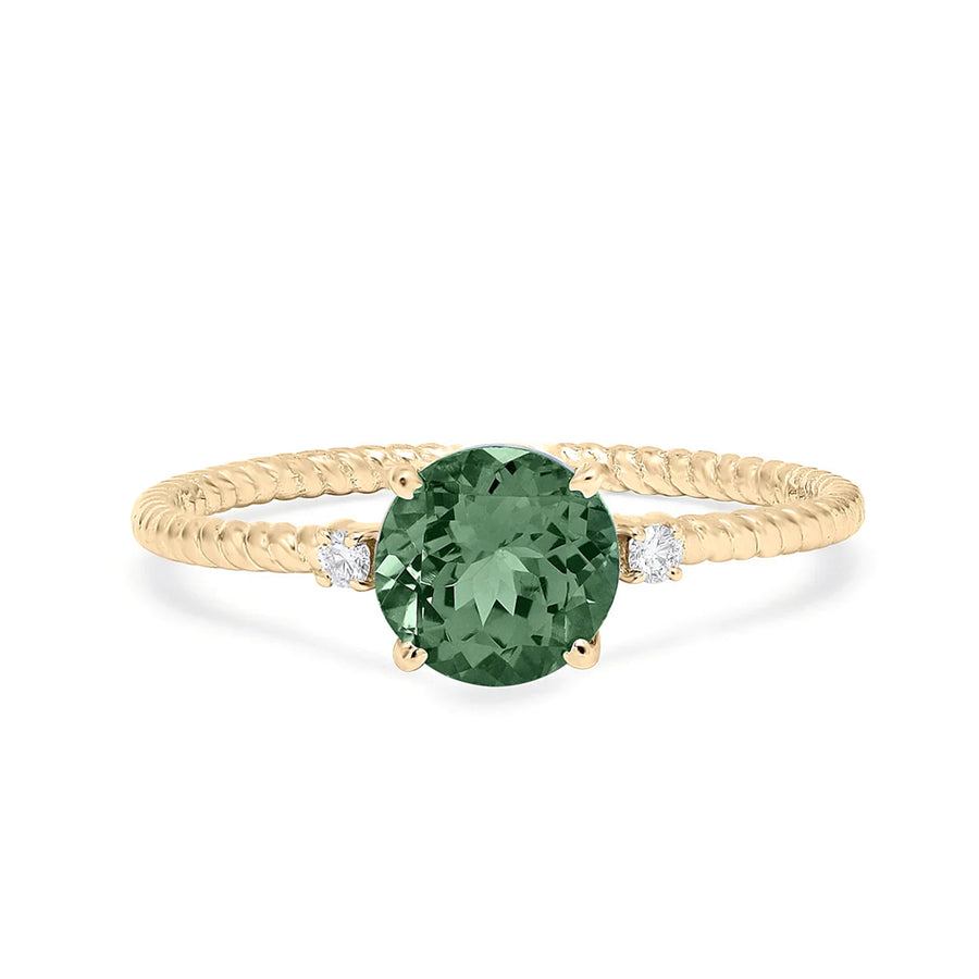 The Big O Green Tourmaline Ring