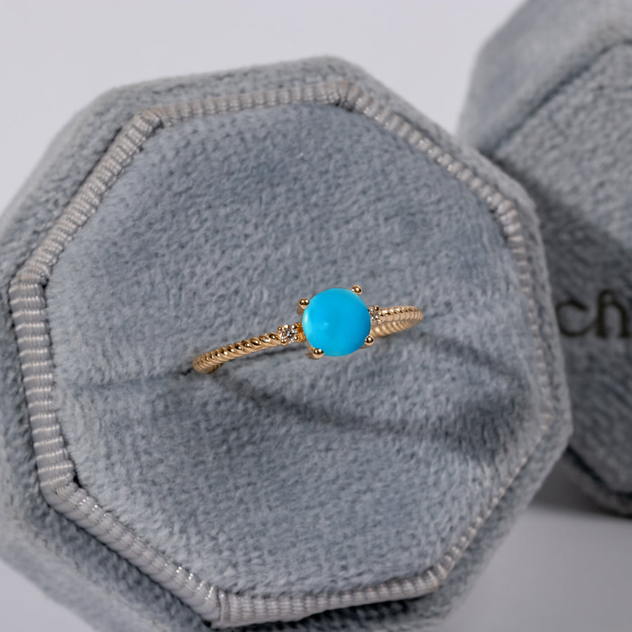 The Big O Turquoise Ring
