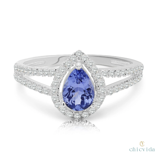 Tanzanite Engagement Ring