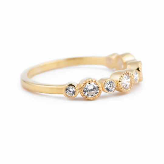 Moonlit Diamond Ring