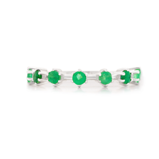 Emerald Stackable Ring