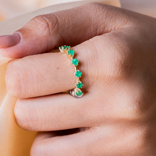 Emerald Gold Ring