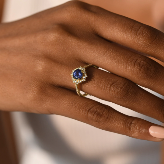 Tanzanite Birthstone Ring